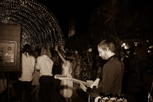Wedding reception entertainment at Grounds of Alexandria Sydney wedding venue